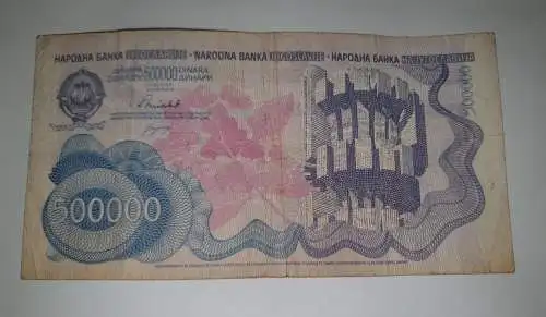 500000 Dinara - Jugoslawien