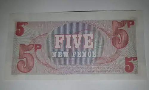 Five New Pence - British Armed Forces