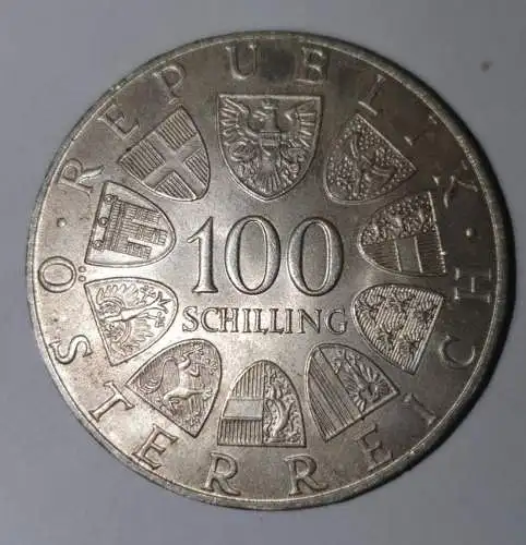 100 Schilling - Johann Strauss - 1975