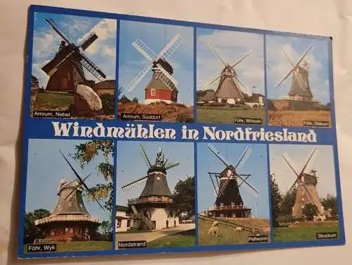 Windmühlen in Nordfriesland