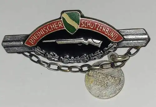 Anstecknadel - Rheinischer Schützenbund - Bad Kreuznach 1984