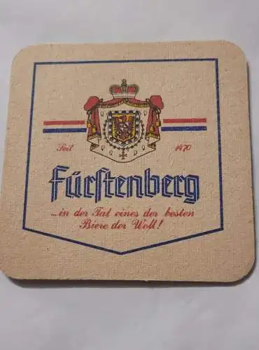 Bierdeckel - Fürstenberg