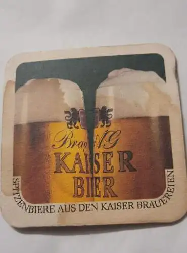 Bierdeckel - BrauAG - Kaiser Bier