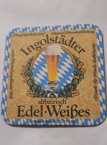 Bierdeckel - Ingolstädter altbairisch Edel-Weißes