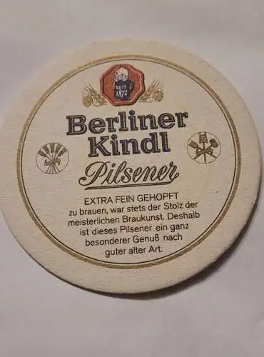 Bierdeckel - Berliner Kindl - Pilsener