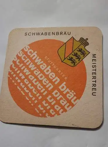 Bierdeckel - Schwabenbräu - Meistertreu