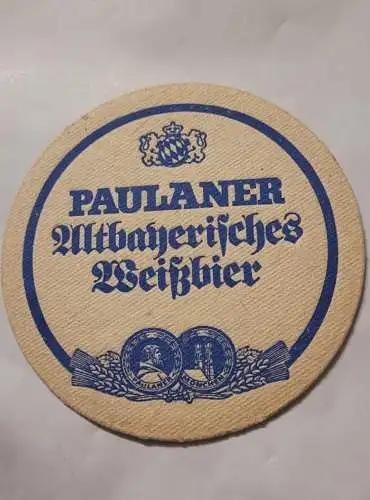 Bierdeckel - Paulaner Altbayerisches Weißbier