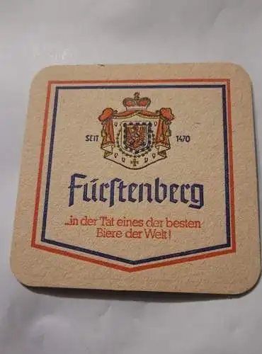 Bierdeckel - Fürstenberg  - Christoph Columbus