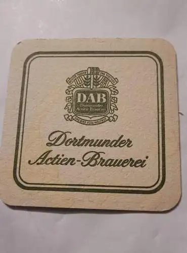 Bierdeckel - Dortmunder Actien Brauerei