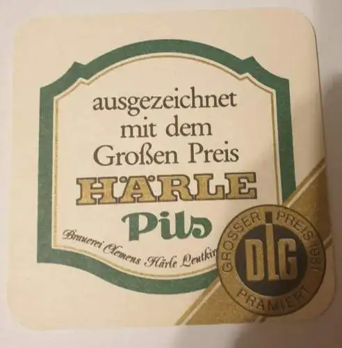 Bierdeckel - Härle Pils