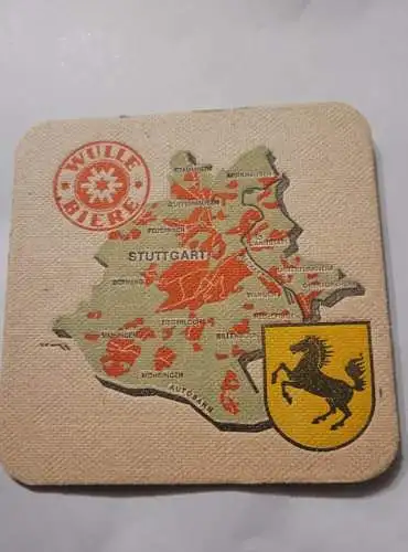 Bierdeckel - Wulle Biere  - Stuttgart