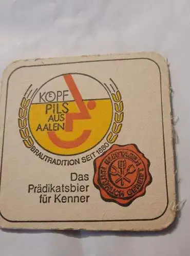 Bierdeckel - Koepf bier aus Aalen