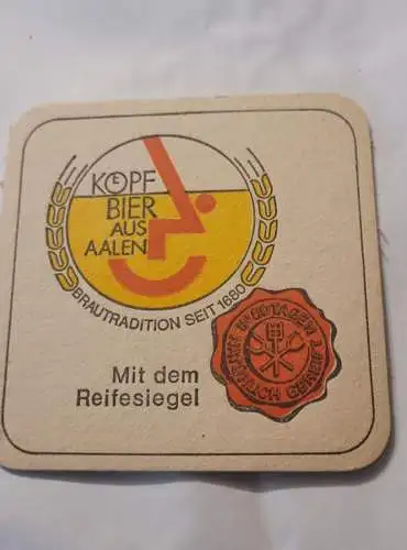 Bierdeckel - Koepf bier aus Aalen