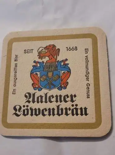 Bierdeckel - Aalener Löwenbräu