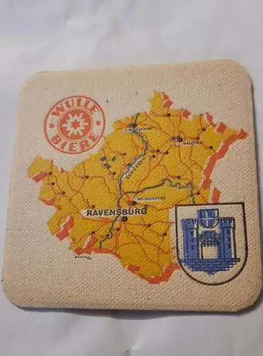 Bierdeckel - Wulle Biere - Ravensburg