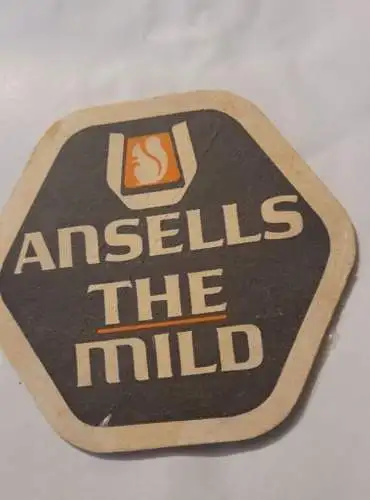 Bierdeckel - Ansells - The Mild