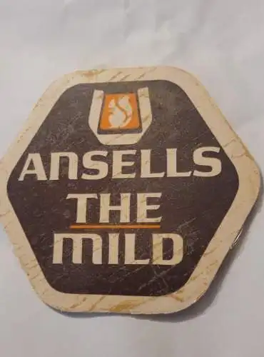 Bierdeckel - Ansells - The Mild