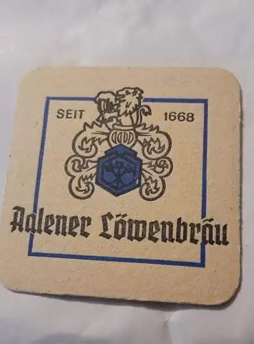 Bierdeckel - Aalener Löwenbräu