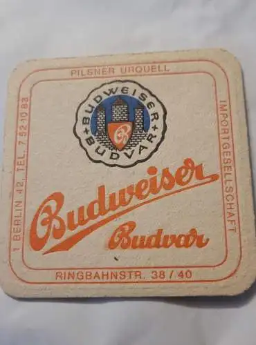 Bierdeckel - Budweiser Budvar