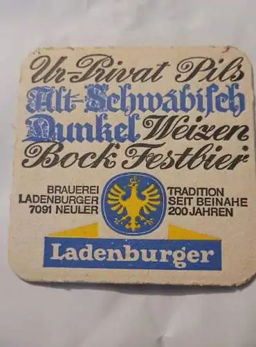 Bierdeckel - Ladenburger