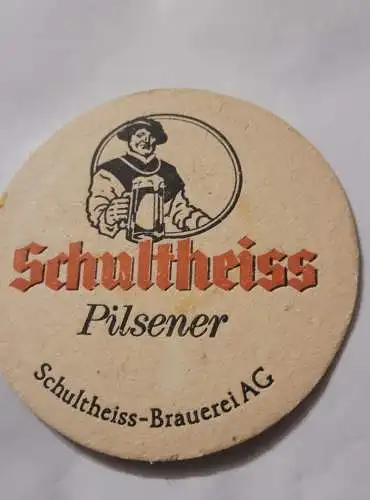 Bierdeckel - Schultheiss Pilsener