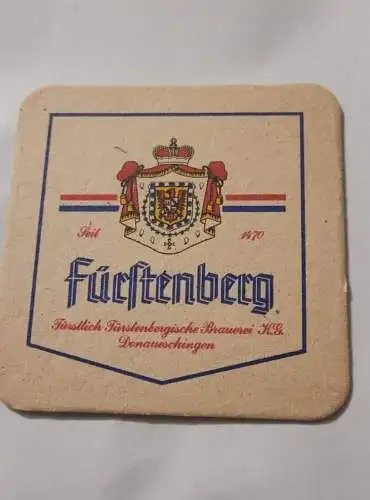 Bierdeckel - Fürstenberg