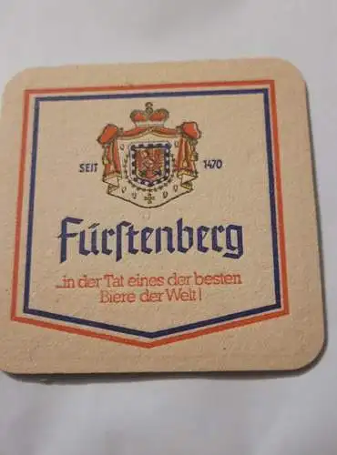 Bierdeckel - Fürstenberg