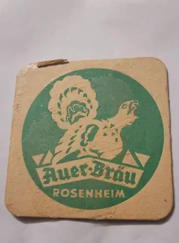 Bierdeckel - Auer Bräu Rosenheim