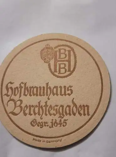 Bierdeckel - Hofbrauhaus Berchtesgaden