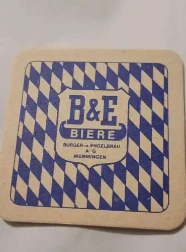 Bierdeckel - B & E Biere