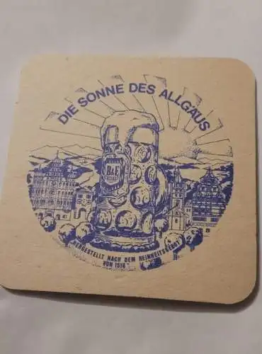 Bierdeckel - B & E Biere