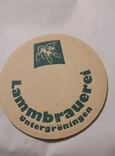 Bierdeckel - Lammbrauerei Untergröningen