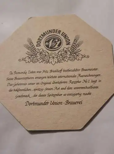 Bierdeckel - Dortmunder Union