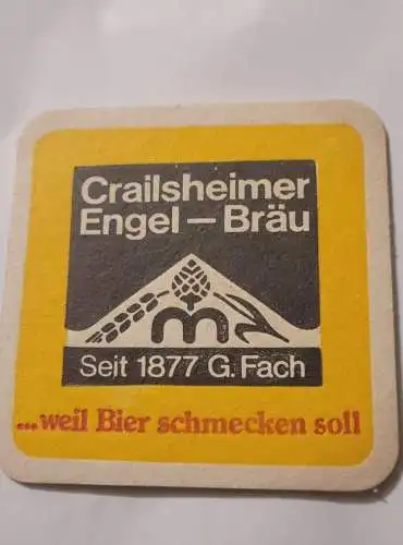 Bierdeckel - Crailsheimer Engel Bräu