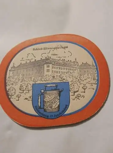 Bierdeckel - Rotochsen Brauerei - Schloß Ellwangen (2)