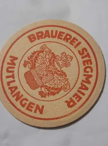 Bierdeckel - Brauerei Stegmaier Mutlangen