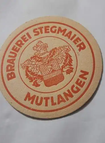 Bierdeckel - Brauerei Stegmaier Mutlangen