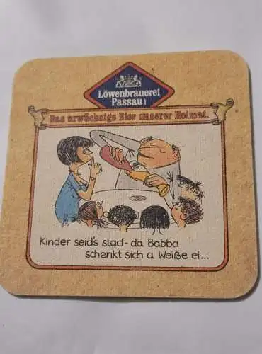 Bierdeckel - Löwenbrauerei Passau