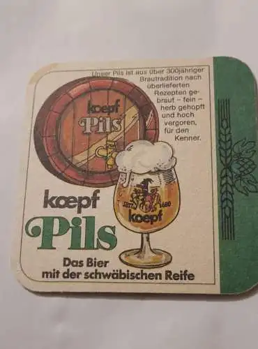 Bierdeckel - Koepf Pils
