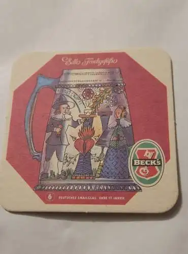 Bierdeckel - Becks