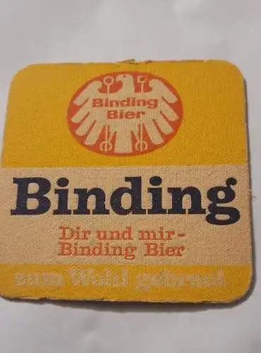 Bierdeckel - Binding Bier