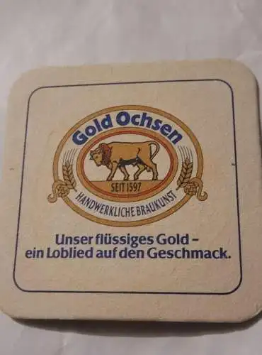 Bierdeckel - Gold Ochsen
