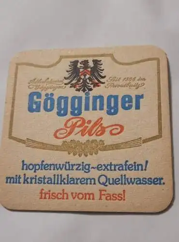 Bierdeckel - Gögginger Pils