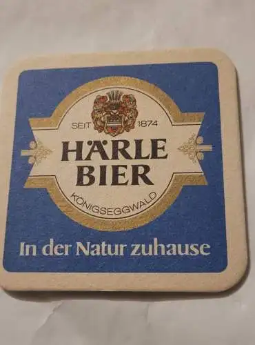 Bierdeckel - Härle Bier Königseggwald