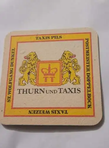 Bierdeckel - Thurn und Taxis - Alte Postschilder No.2