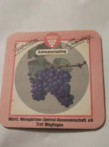 Bierdeckel - WZG Schwarzriesling