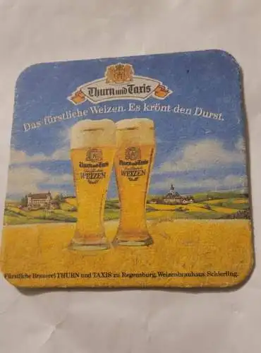 Bierdeckel - Thurn und Taxis - Das Fürstliche Weizen mit feiner Hefe