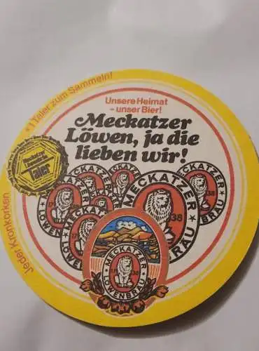 Bierdeckel - Meckatzer Löwenbräu