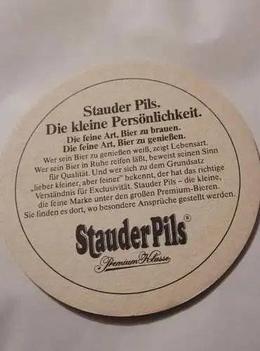 Bierdeckel - Stauder Pils