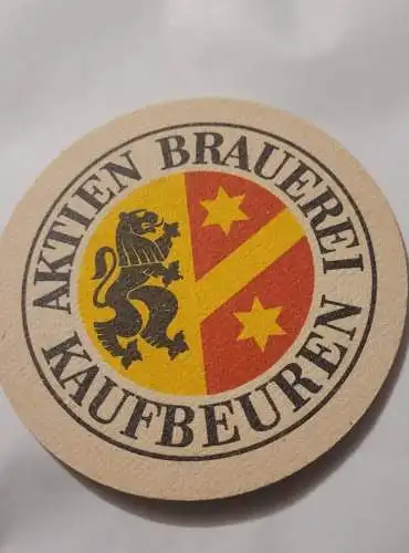 Bierdeckel - Aktien Brauerei Kaufbeuren (2)